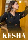 Kesha By Kadlee Cotton Thread Kurti With Bottom Exporters In India